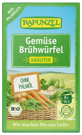 Product - Gemüse-Brühwürfel mit Kräutern, mit Bio-Hefe