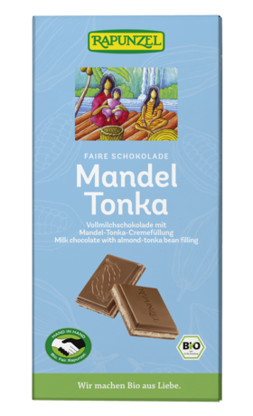 Product - Vollmilch Schokolade Mandel-Tonka