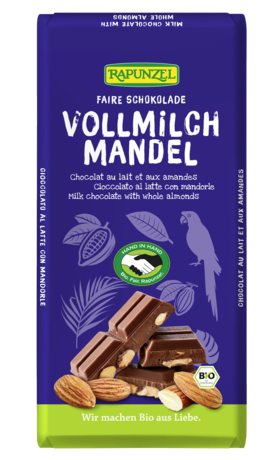 Product - Vollmilch Schokolade mit ganzen Mandeln