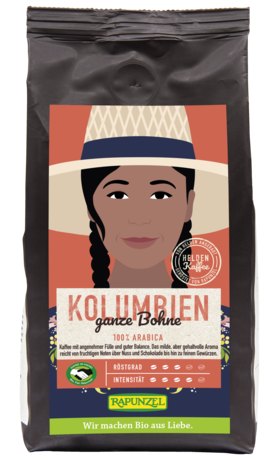 Product - Heldenkaffee Kolumbien, ganze Bohne