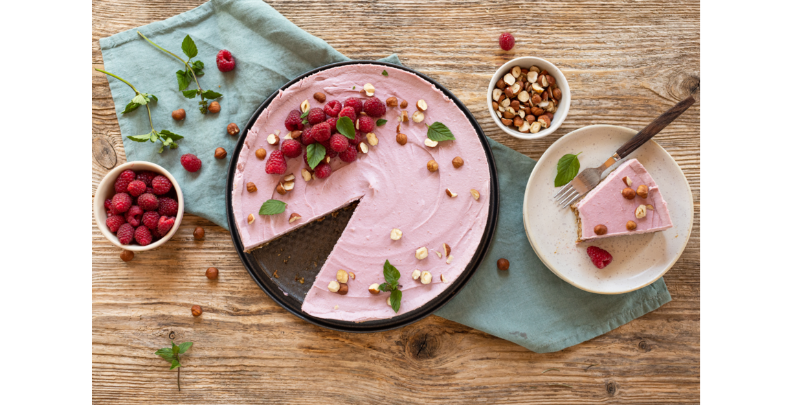 Himbeer Cashew Cake