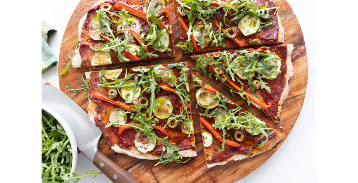 Schnelle Pizza mit Tomatenmark