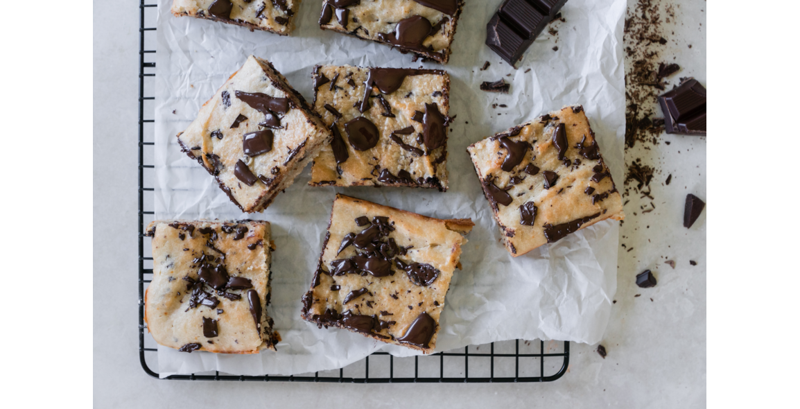 Blondies mit Kokosblütenzucker