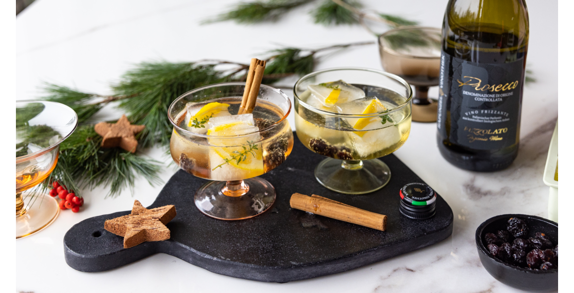 Cranberry-Zimt-Aperitif