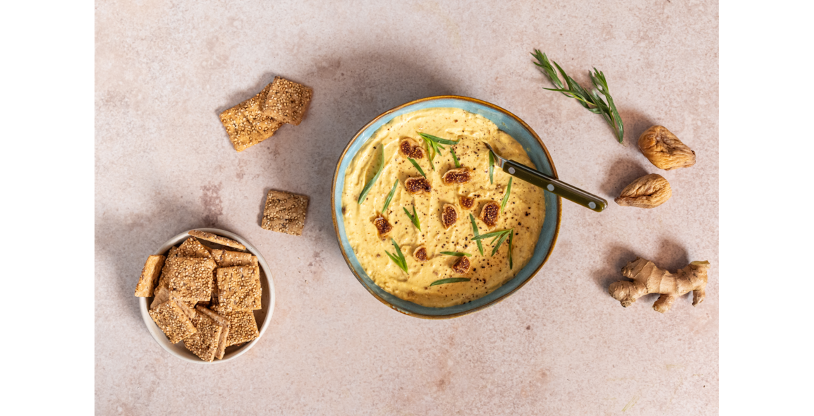 Feigendip mit Kurkuma
