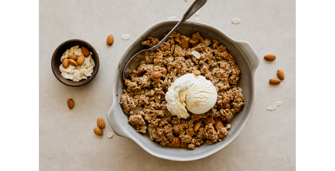Birnen-Nuss-Crumble