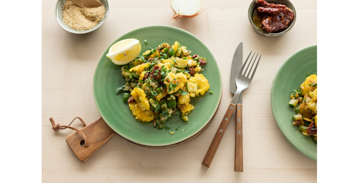 Scrambled Polenta
