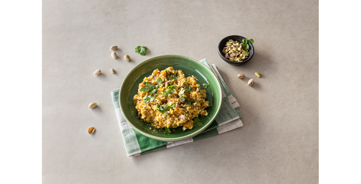 Pistazien Kürbis Risotto