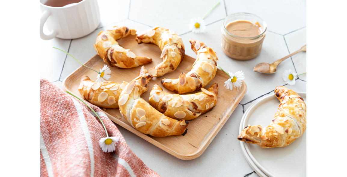 Gefüllte Mini-Croissants