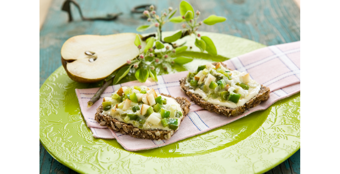 Paprika-Birnen-Brot