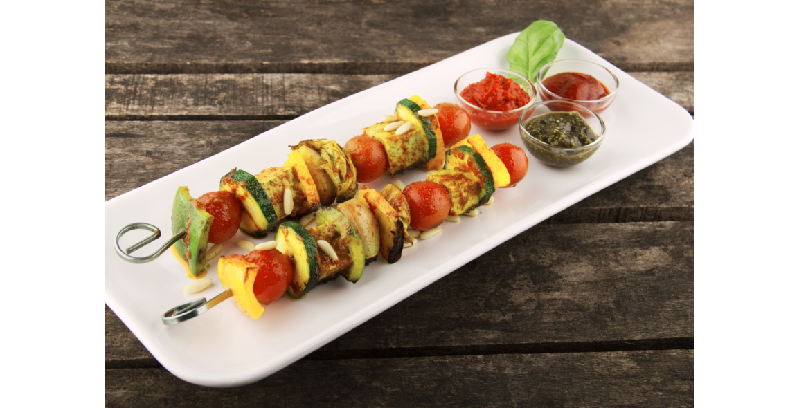 Grill-Spieße mit Curry-Marinade