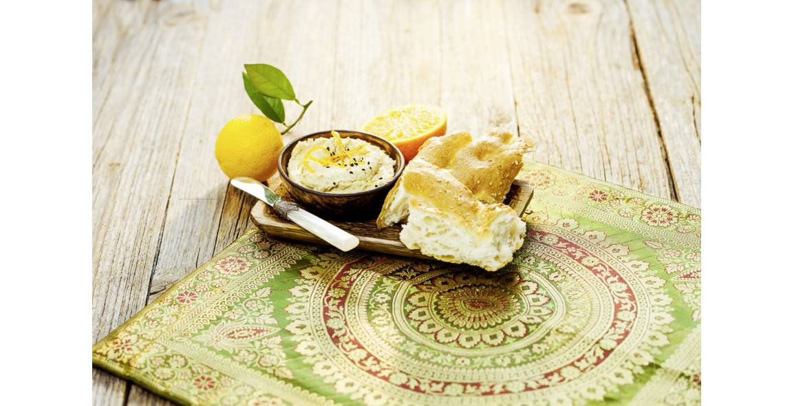 Fruchtiges Orangen-Hummus