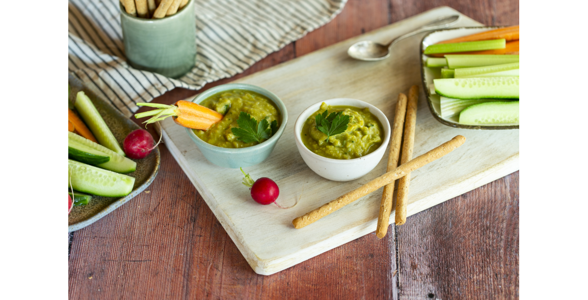 Grüner Erbsen Dip