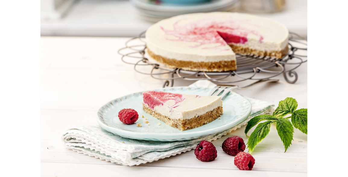 Himbeer-Käsekuchen
