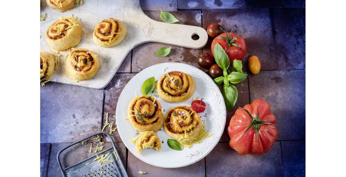 Lupinen-Pizzaschnecken
